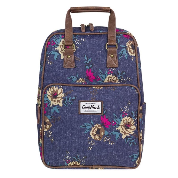 COOLPACK ΣΑΚΙΔΙΟ CUBIC BLUE DENIM FLOWERS A093 12355CP