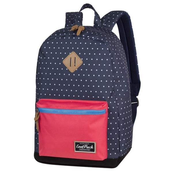 COOLPACK ΣΧΟΛΙΚΟ ΣΑΚΙΔΙΟ URBAN GRASP NAVY BLUE DOTS A125 36214CP