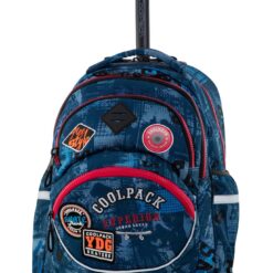 COOLPACK ΣΧΟΛΙΚΟ ΣΑΚΙΔΙΟ TROLLEY STARR BLUE (BADGES B) B35154 B35154