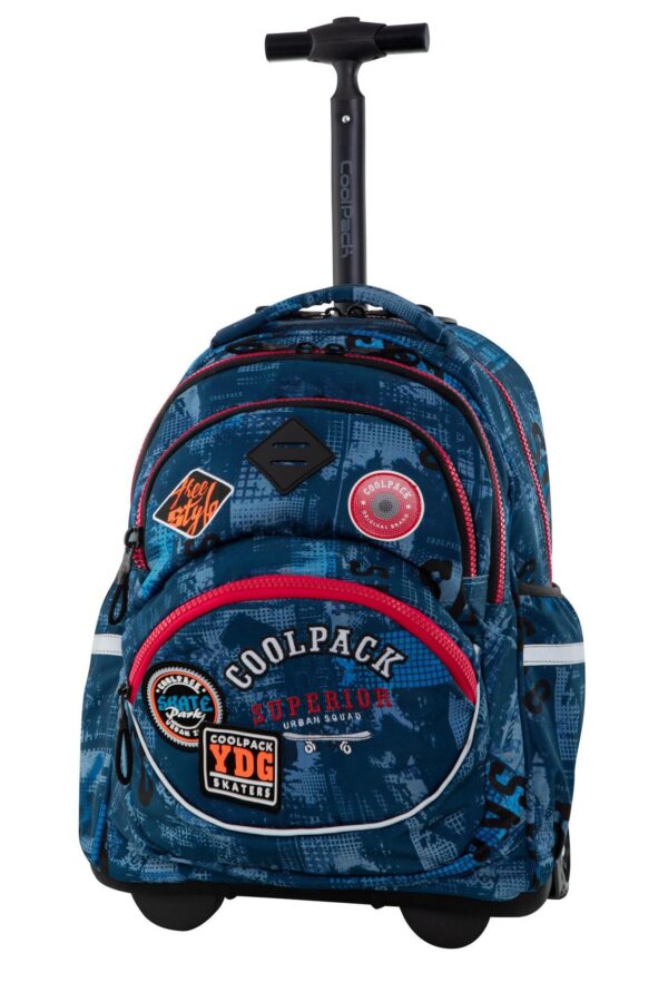 COOLPACK ΣΧΟΛΙΚΟ ΣΑΚΙΔΙΟ TROLLEY STARR BLUE (BADGES B) B35154 B35154