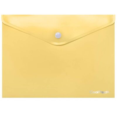 COOLPACK ΦΑΚΕΛΟΣ ΜΕ ΚΟΥΜΠΙ ΠΛΑΣΤΙΚΟΣ Α4 PASTEL YELLOW 81216CP