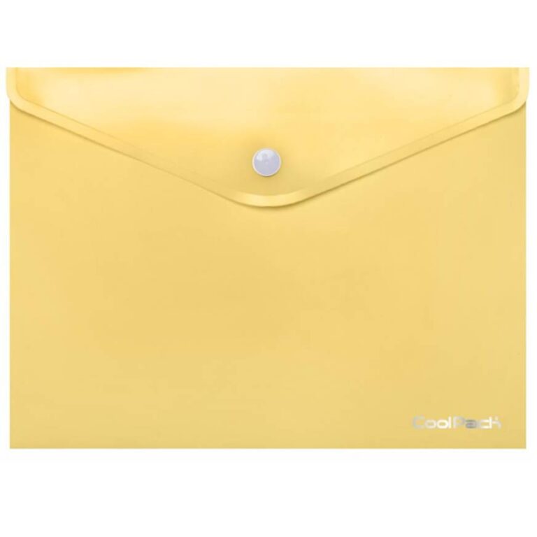 COOLPACK ΦΑΚΕΛΟΣ ΜΕ ΚΟΥΜΠΙ ΠΛΑΣΤΙΚΟΣ Α4 PASTEL YELLOW 81216CP