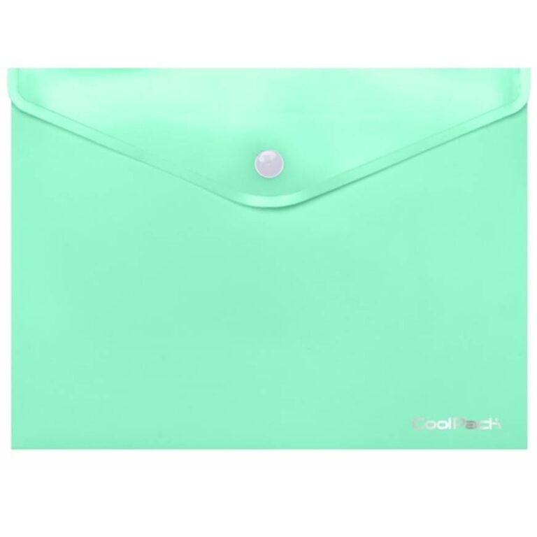 COOLPACK ΦΑΚΕΛΟΣ ΜΕ ΚΟΥΜΠΙ ΠΛΑΣΤΙΚΟΣ Α4 PASTEL GREEN 81230CP