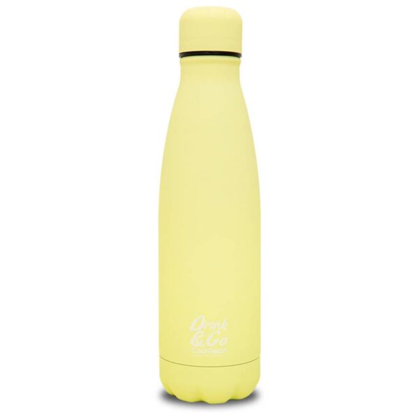 COOLPACK ΜΠΟΥΚΑΛΙ ΘΕΡΜΟΣ ΑΠΟ ΑΝΟΞΕΙΔΩΤΟ ΑΤΣΑΛΙ DRINK ANG GO PASTEL YELLOW 500ml Z04649