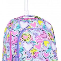 COOLPACK ΣΧΟΛΙΚΟ ΣΑΚΙΔΙΟ TROLLEY ALAN PASTEL HEART F124832 F124832
