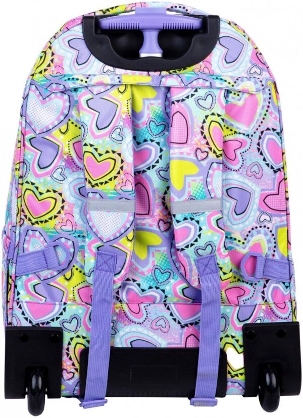 COOLPACK ΣΧΟΛΙΚΟ ΣΑΚΙΔΙΟ TROLLEY ALAN PASTEL HEART F124832 F124832 - Image 3