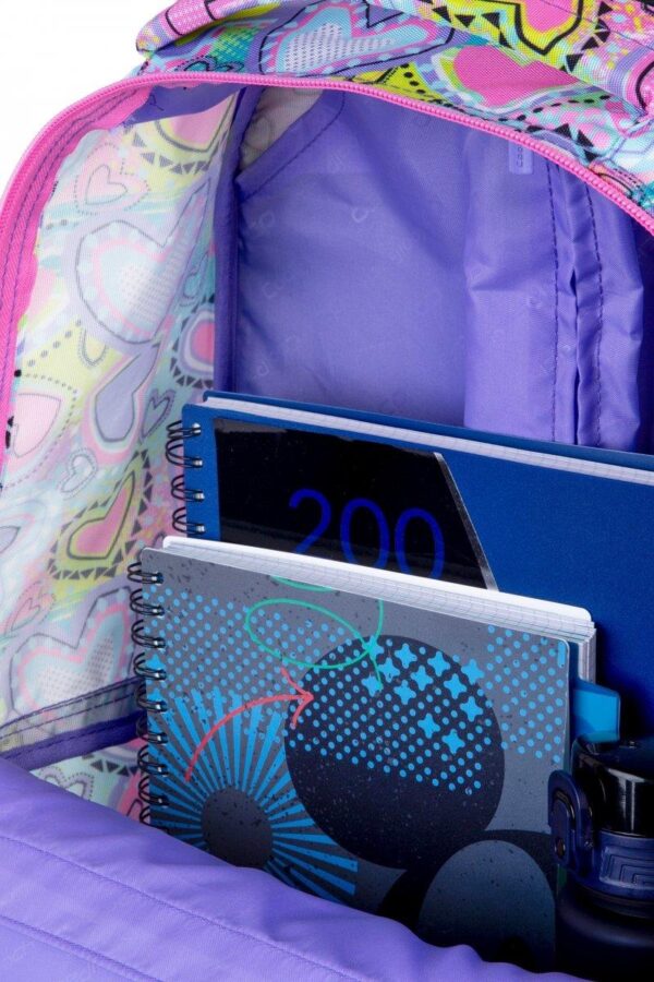 COOLPACK ΣΧΟΛΙΚΟ ΣΑΚΙΔΙΟ TROLLEY ALAN PASTEL HEART F124832 F124832 - Image 6