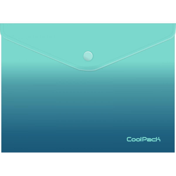 COOLPACK ΦΑΚΕΛΟΣ ΜΕ ΚΟΥΜΠΙ ΠΛΑΣΤΙΚΟΣ Α4 BLUE LAGOON 31237CP