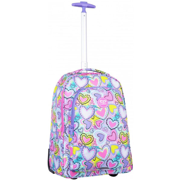 COOLPACK ΣΧΟΛΙΚΟ ΣΑΚΙΔΙΟ TROLLEY ALAN PASTEL HEART F124832 F124832